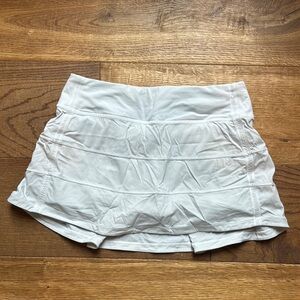 Lululemon pace setter white skirt
